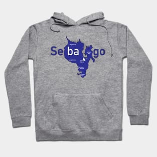 Sebago Lake Map Hoodie